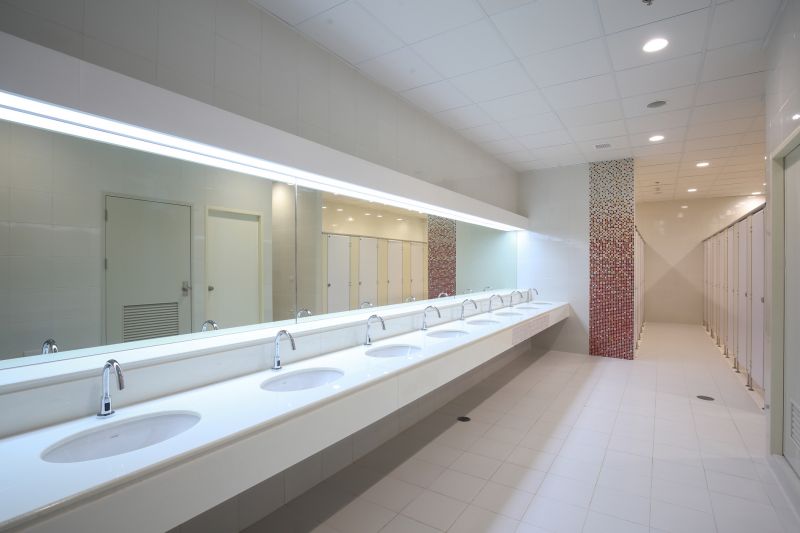 Wide Picture of a Modern Bathroom