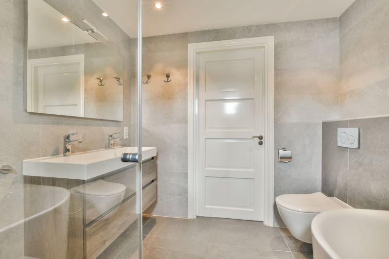 Wide View of a Renovated Bathroom